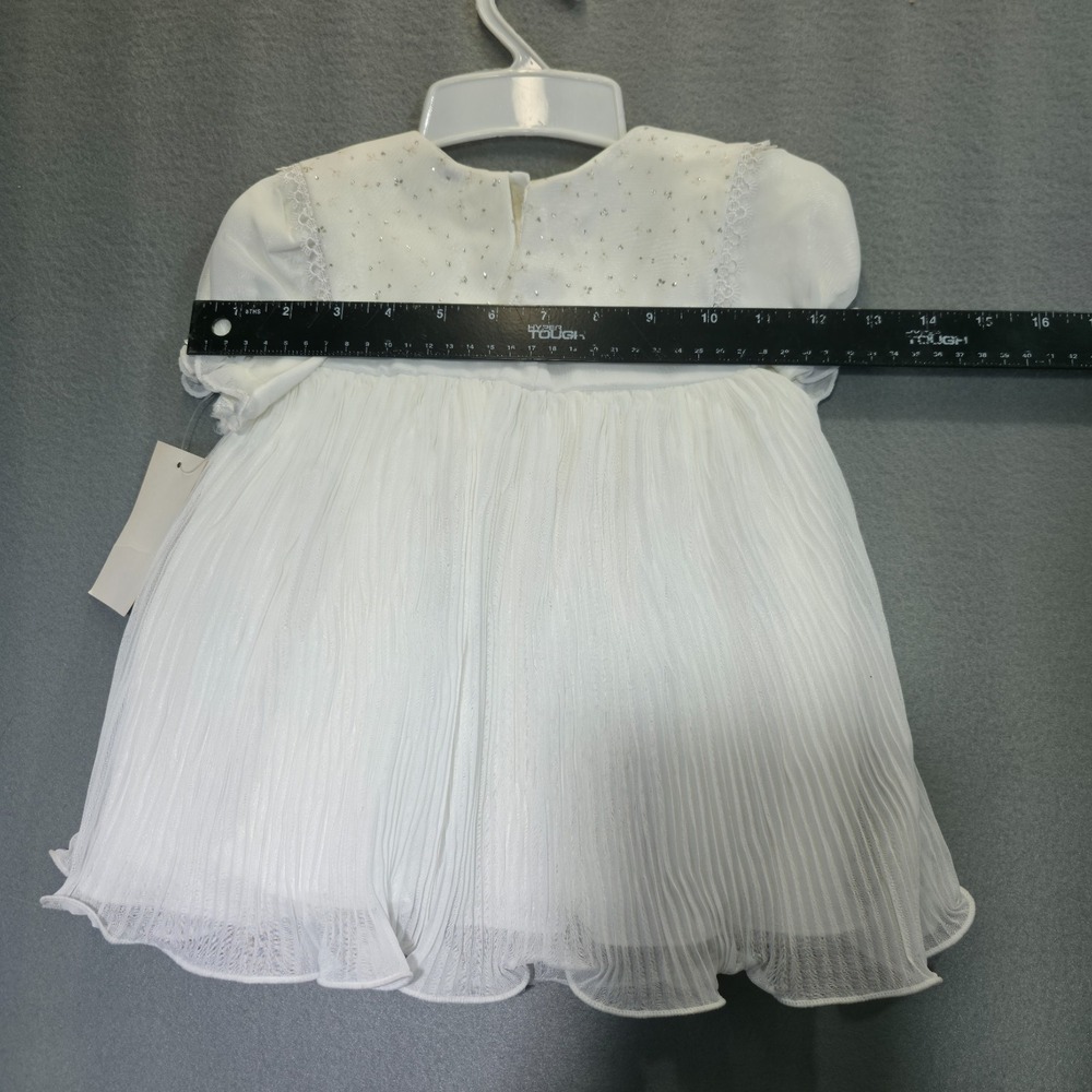 Unik Baby White Dress with Red Roses Size 2‎ NWT - Picture 5 of 5